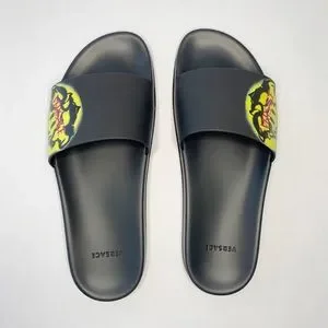 Versace | Shoes | Versace Graffiti Medusa Smile Slides  display picture 3